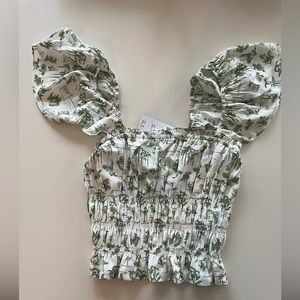 Abercrombie & Fitch Cropped Top/blouse NWT Medium